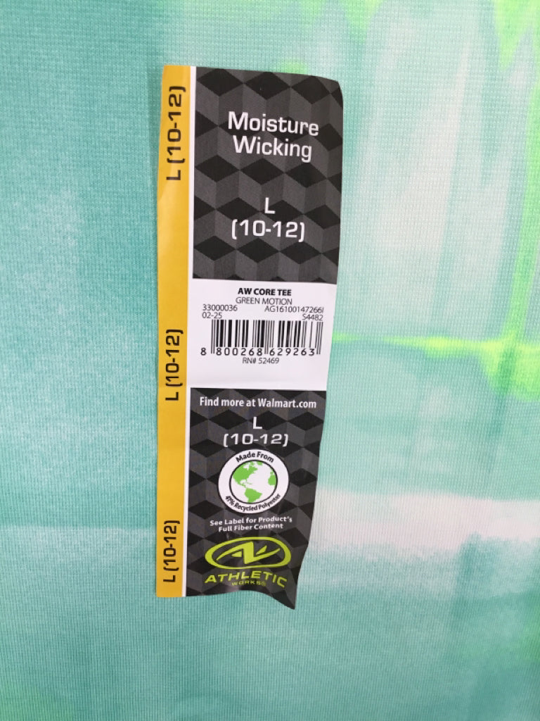 Athletic Works Child Size 10 Green T-shirt - girls