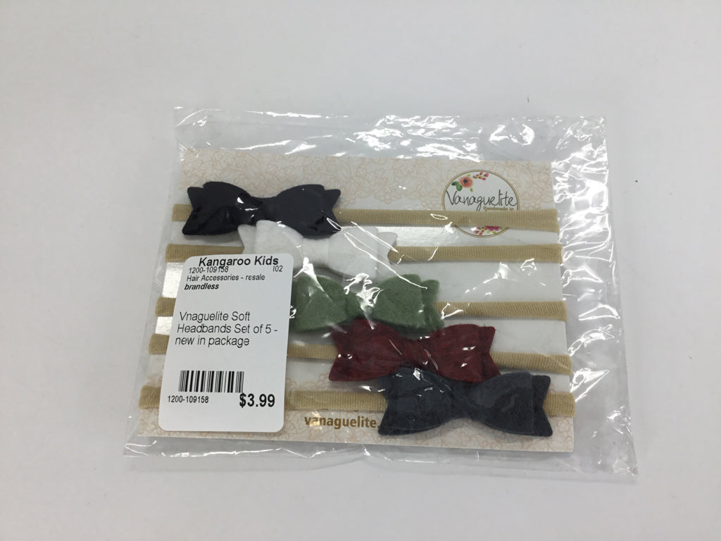 Vnaguelite Soft Headbands Set of 5