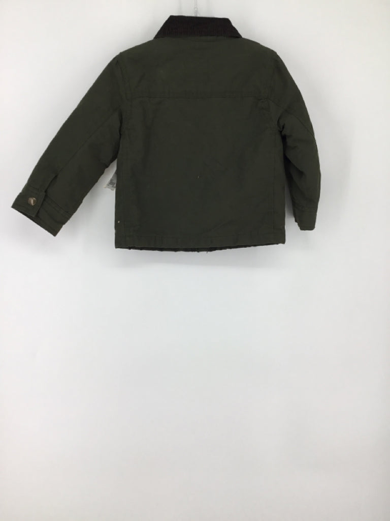 Baby Gap Child Size 2 Green Solid Jacket - boys