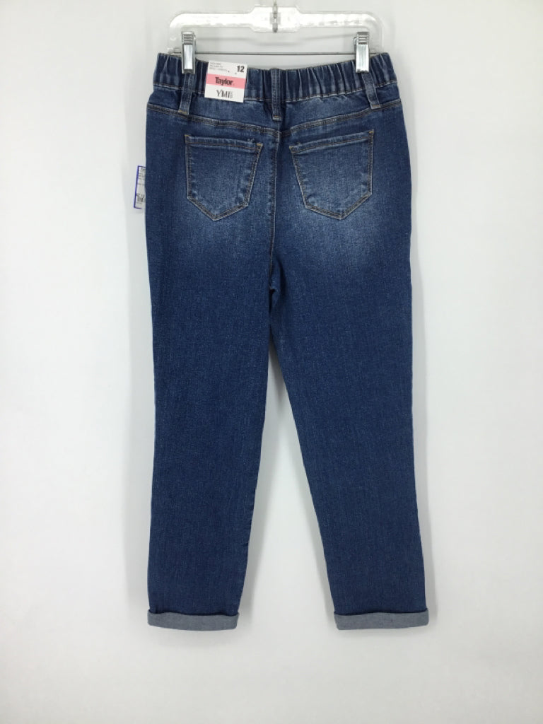 YMI Girl Child Size 12 Blue Jeans - girls