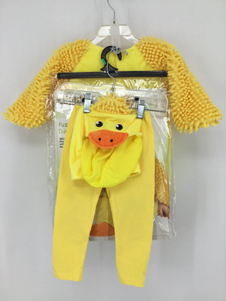 Spirit Child Size 12-18 Months Yellow Fuzzy Duckling Halloween Costume