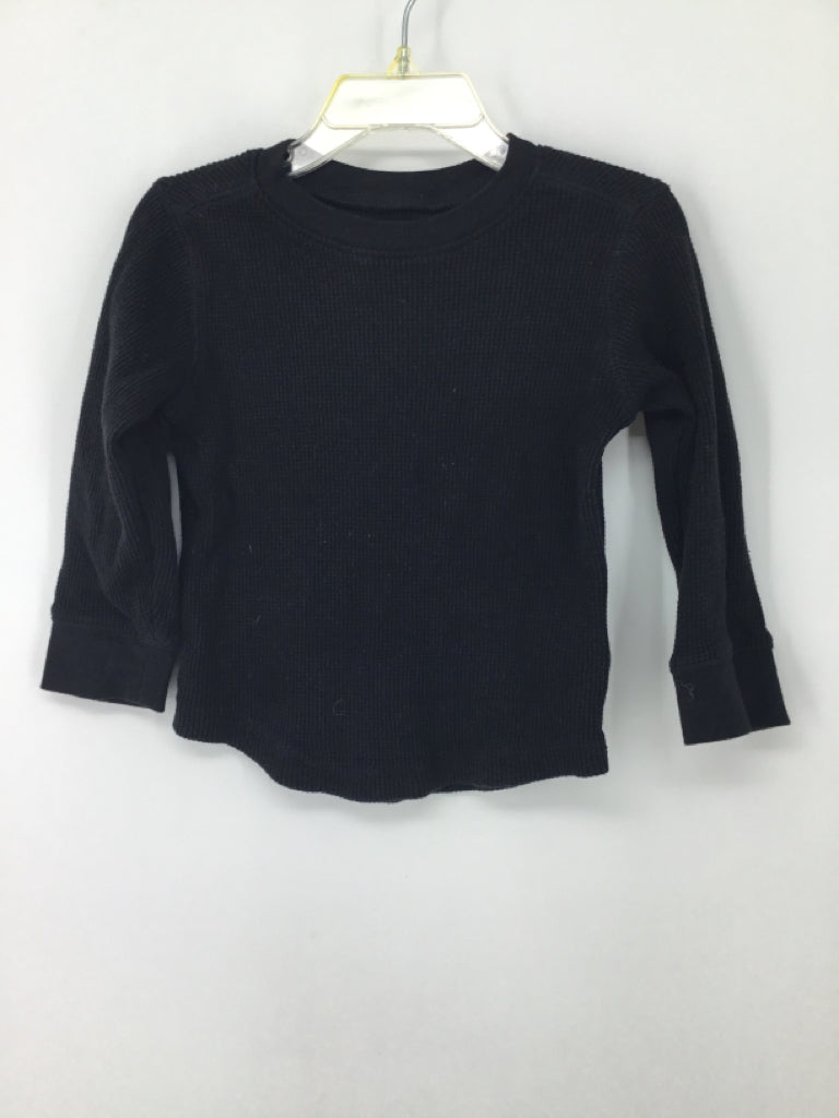 Baby Gap Child Size 2 Black Solid T-shirt - boys