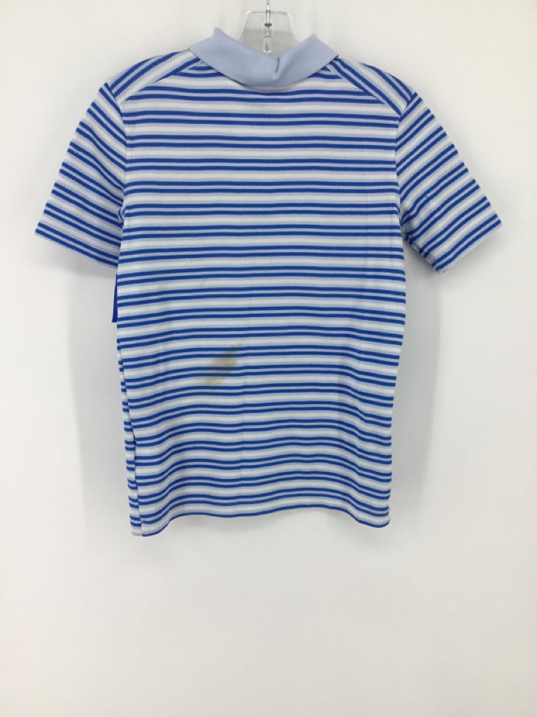 Nike Child Size 8 Blue Stripe Shirt - boys