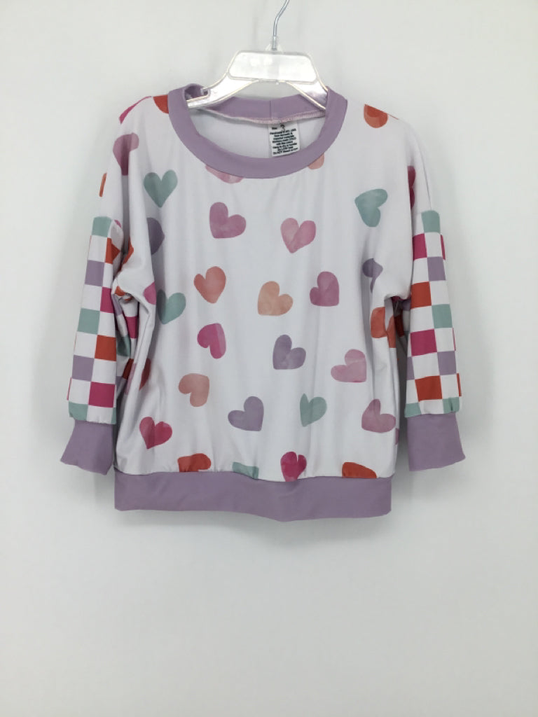 Twisted Stiches Child Size 3 Purple Shirt - girls