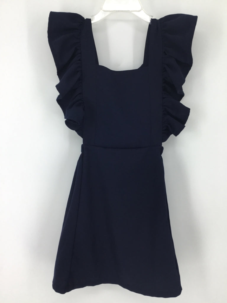 Bailey Bloosoms Child Size 4 Navy Dress - girls