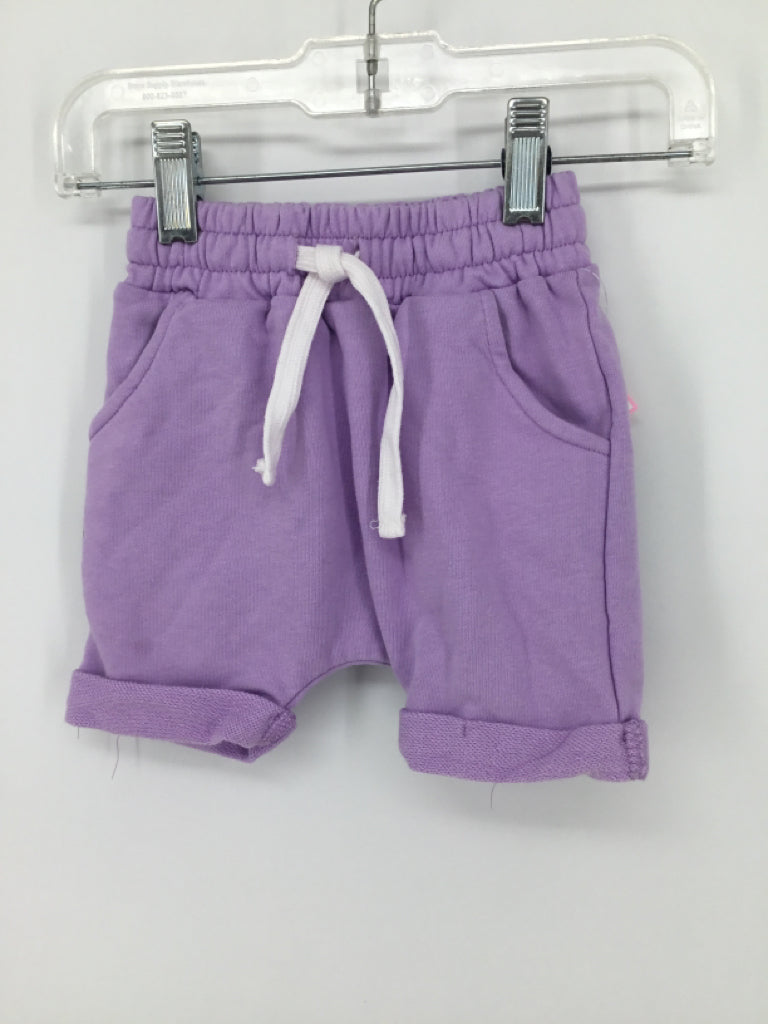 Olive + Scout Child Size 12-18 Months Purple Shorts - girls