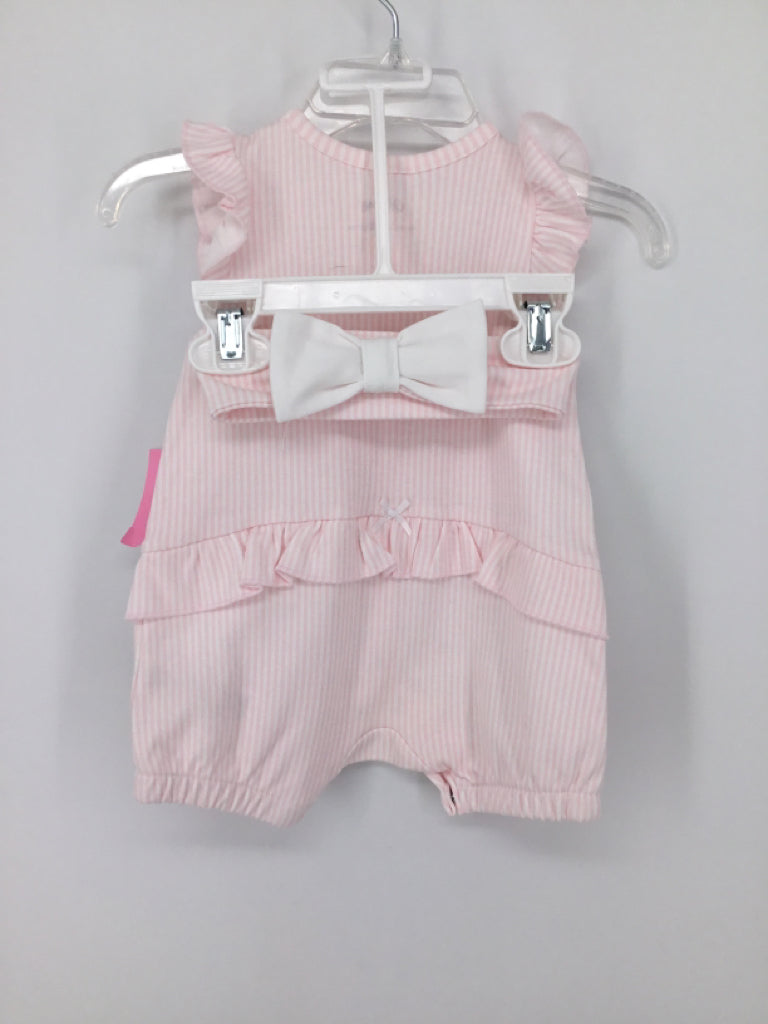 Little Me Child Size 3 Months Pink Outfit - girls