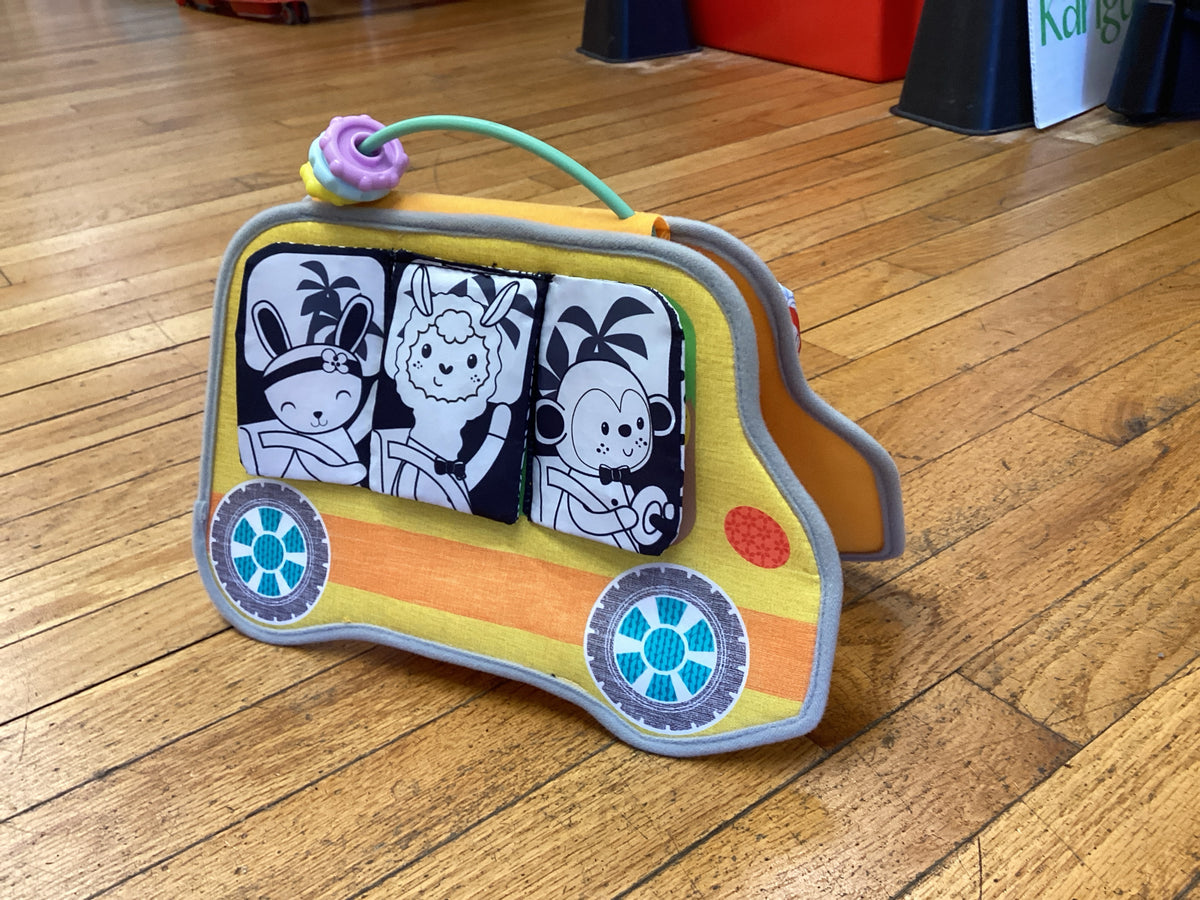 infantino 2-in-1 Gears In Motion Bus Activity Tummy Time Mirror