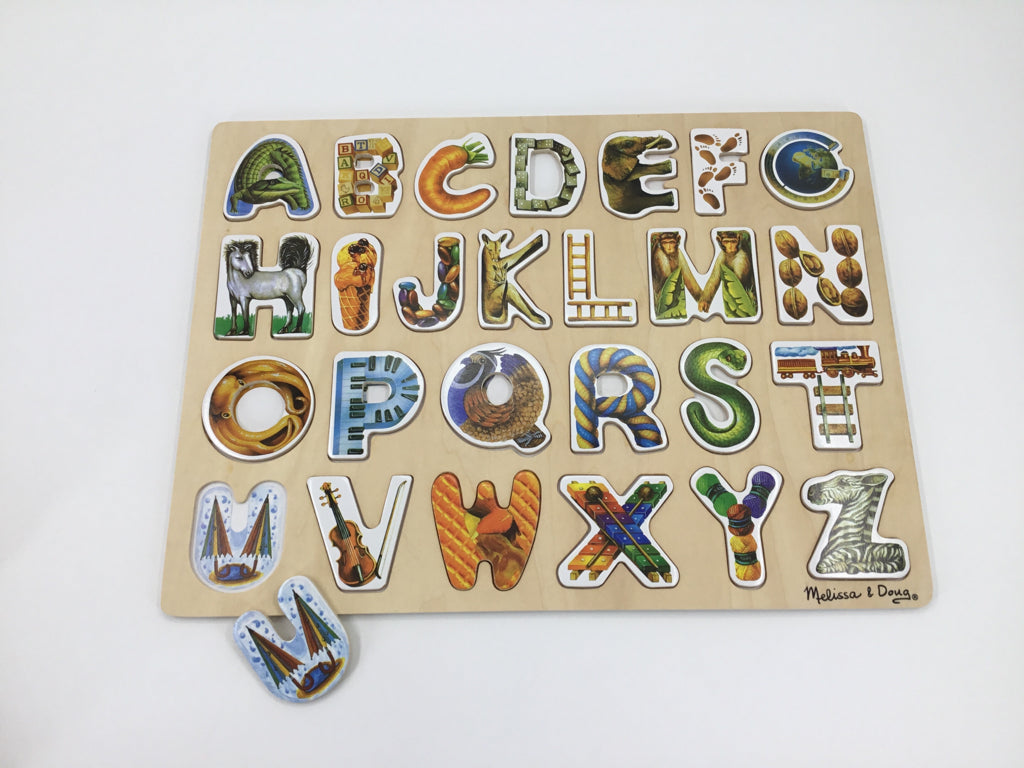 Melissa & Doug Alphabet Picture Puzzle