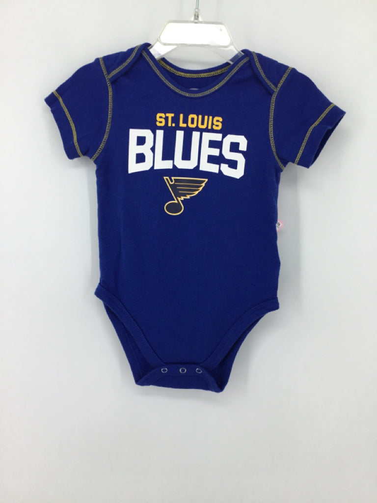 NHL Child Size 18 Months Blue Onesie