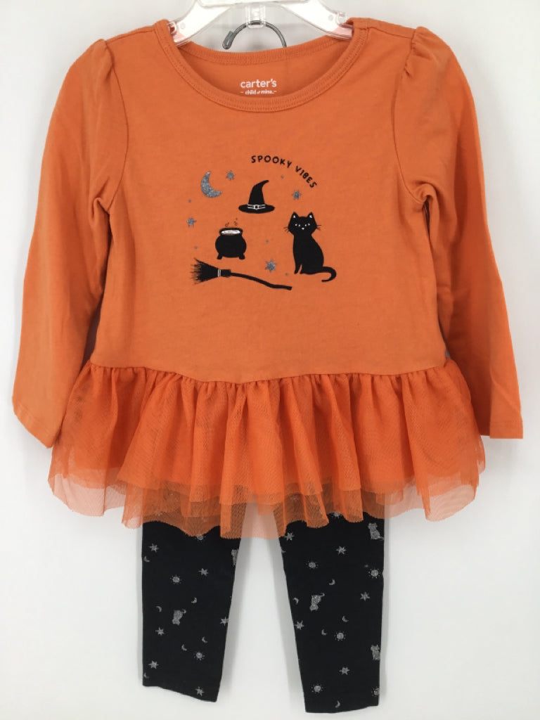 Child of Mine Child Size 2 Orange Halloween Outfit
