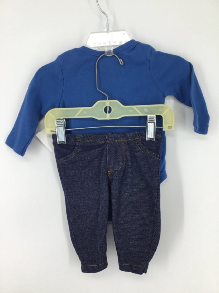 Carter's Child Size 3 Months Blue Hanukkah Outfit