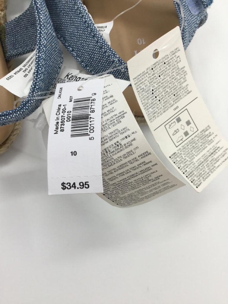 Baby Gap Child Size 10 Blue Sandals/Flip Flops