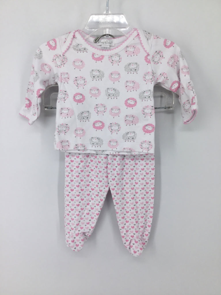 Kissy Kissy Child Size 0-3 Months Pink Outfit - girls