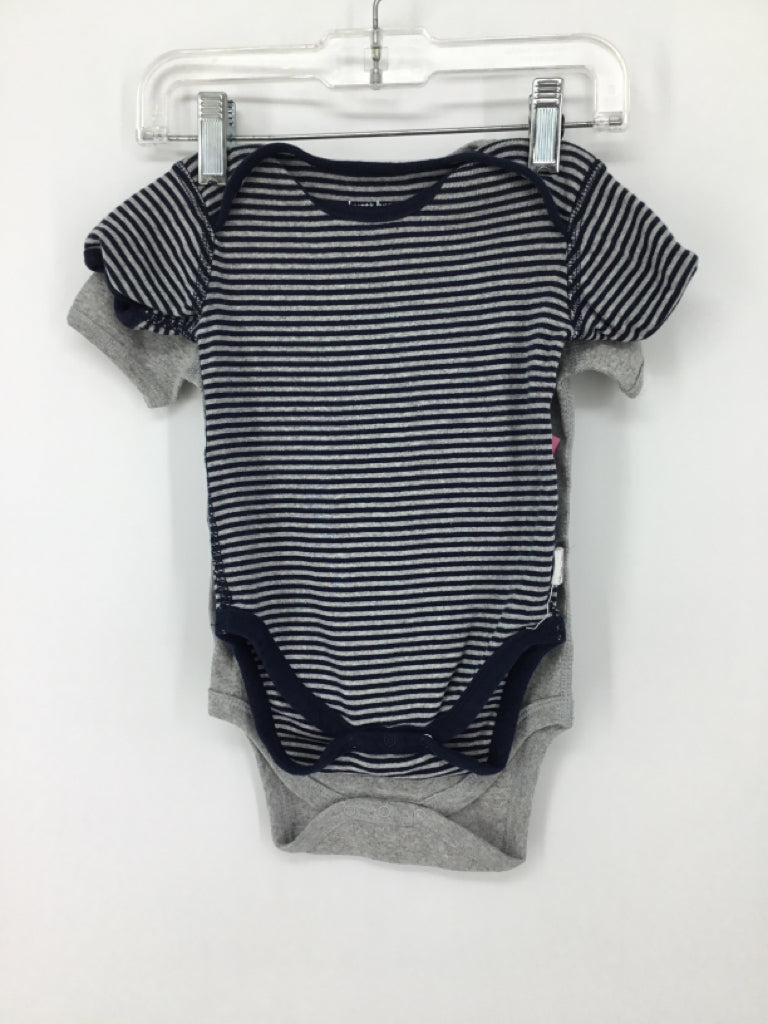 Burt's Bees Baby Child Size 6-9 Months Navy Onesie