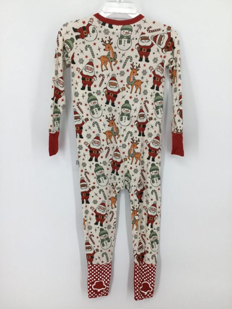 Monkeeroos Child Size 18-24 Months Red Christmas Sleeper