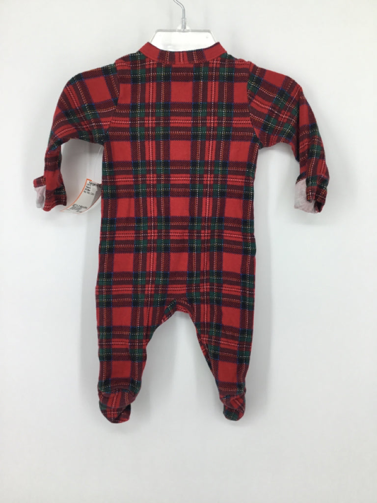 Old Navy Child Size 0-3 Months Red Sleepers