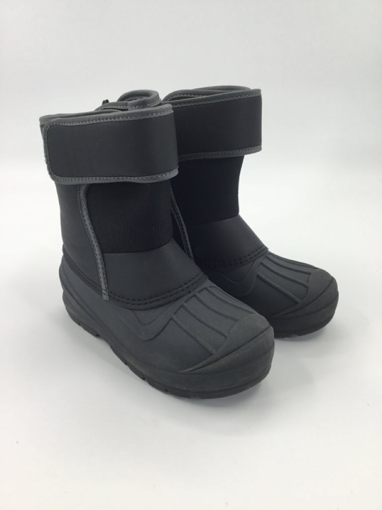 Cat & Jack Child Size 3 Youth Gray Rain/Snow Boots