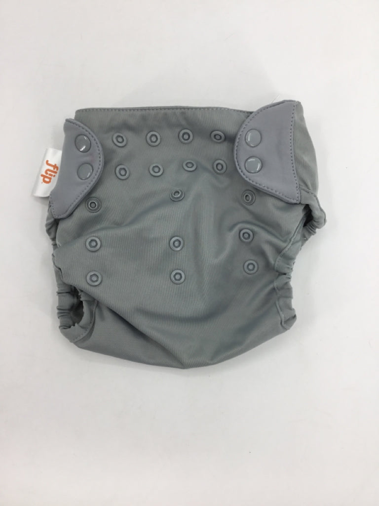 Flip Child Size One Size Gray Solid Cover Cloth Diaper