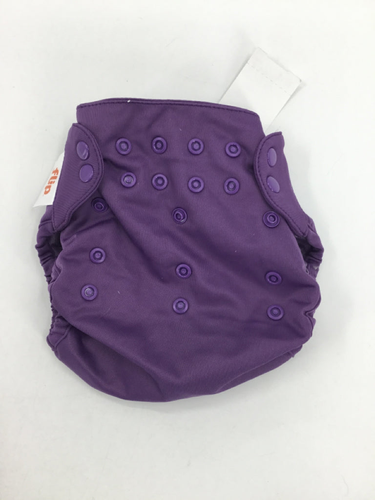 Flip Child Size One Size Purple Solid Cover Cloth Diaper