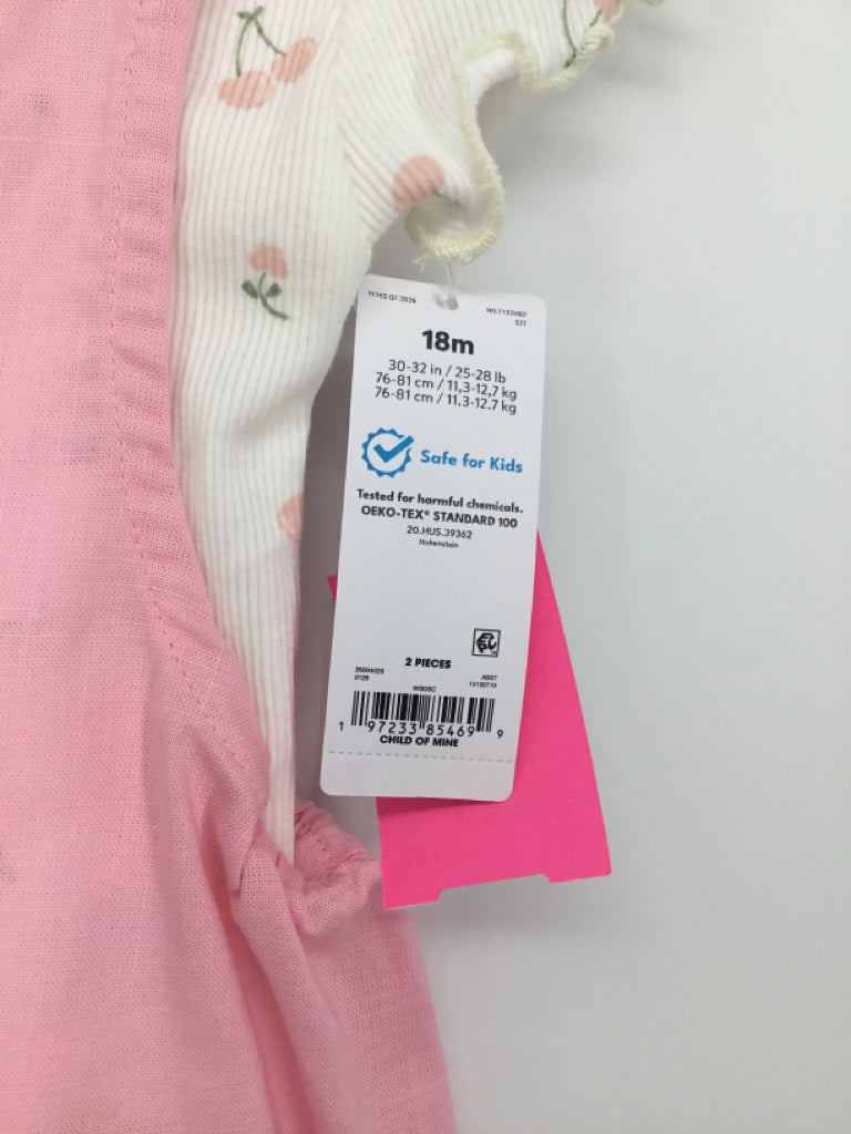 Child of Mine Child Size 18 Months Pink Outfit - girls