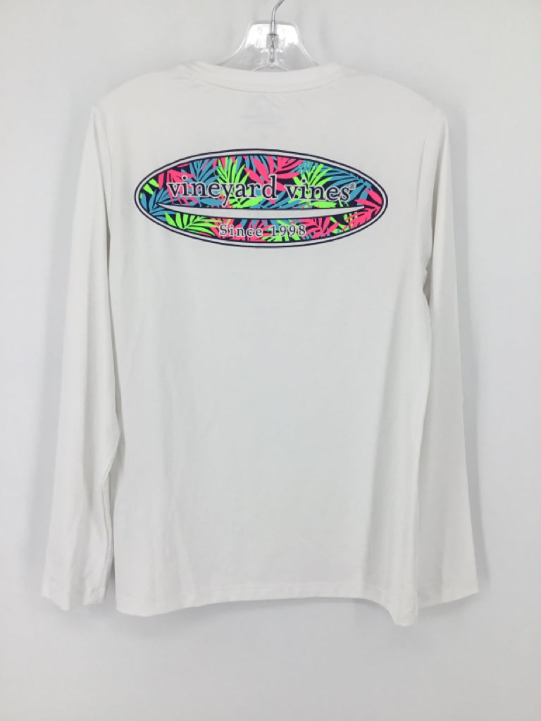 vineyard vines Child Size 8 White screen printed T-shirt - boys