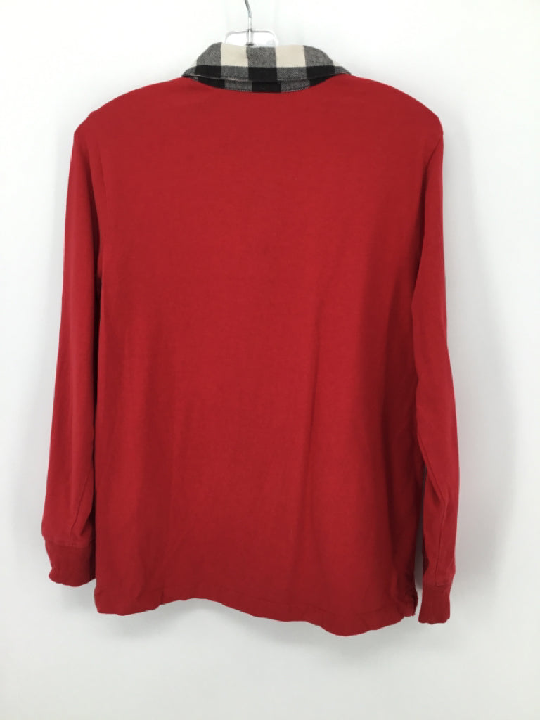 Hanna Andersson Child Size 8 Red Solid Shirt - boys