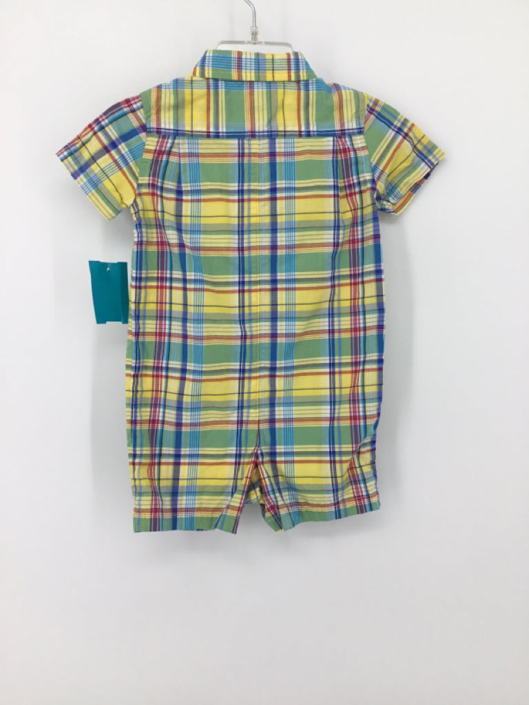 Ralph Lauren Child Size 6 Months Multi-Color Plaid Outfit - boys