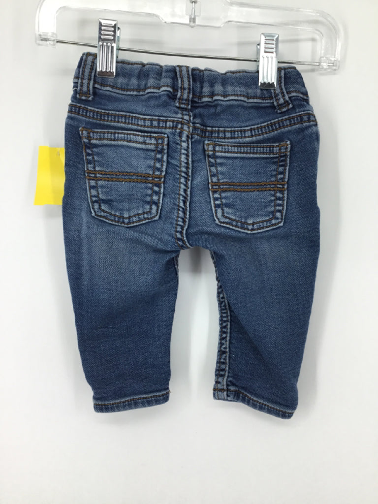 Carter's Child Size 6 Months Blue Solid Jeans - boys