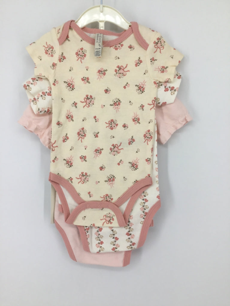 Chickpea Child Size 3-6 Months Pink Onesie