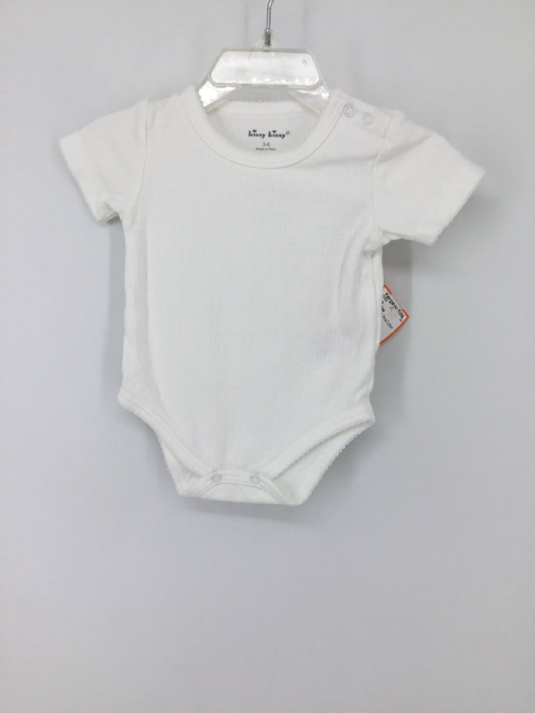 Kissy Kissy Child Size 3-6 Months White Onesie