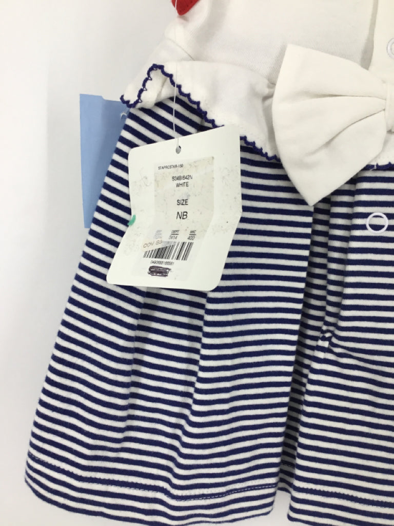 Starting Out Child Size Newborn Navy Dress - girls