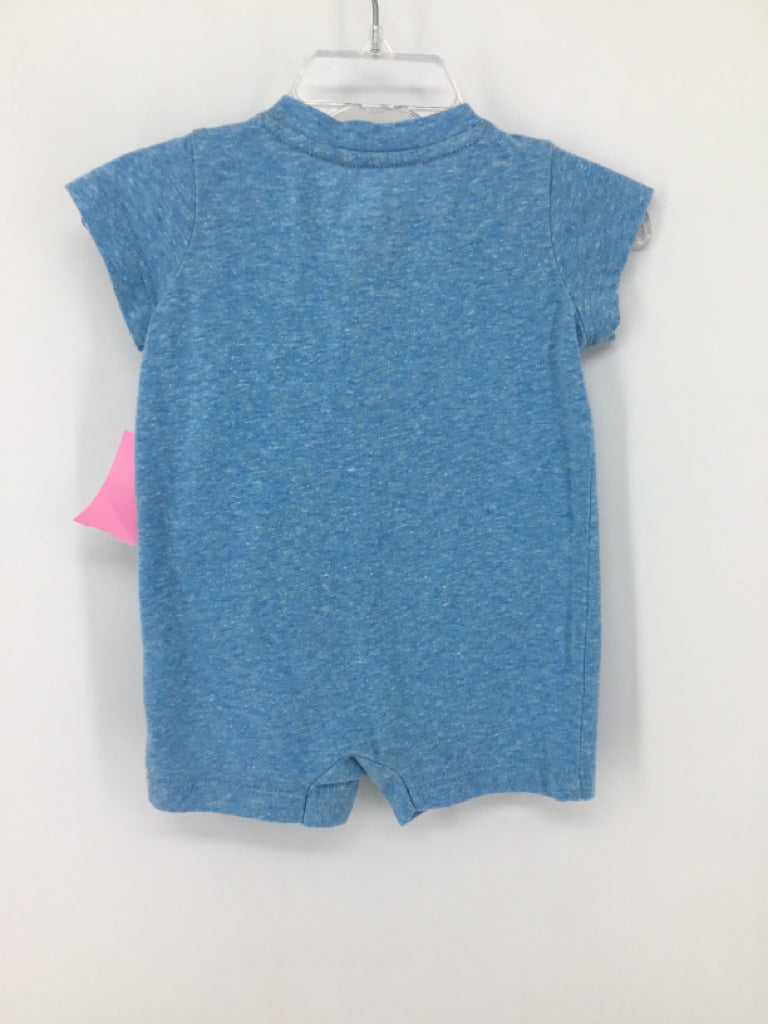 primary Child Size 3-6 Months Blue Solid Outfit - boys
