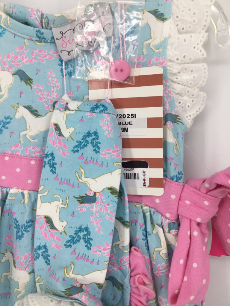 Serendipity Clothing Co. Child Size 9 Months Blue Outfit - girls