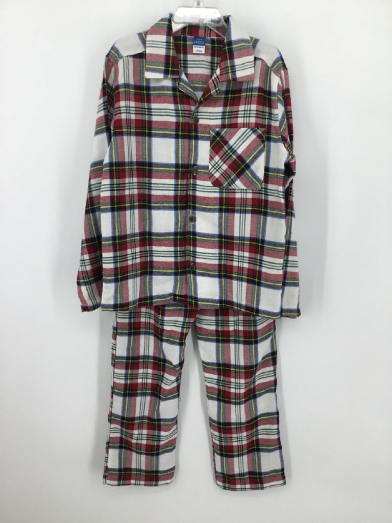 Old Navy Child Size 6 Red Plaid Pajamas - boys