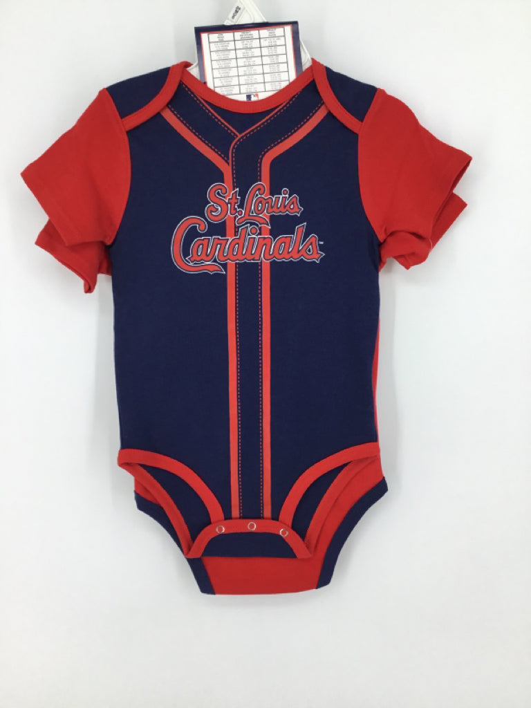 Genuine Merchandise Child Size 24 Months Red Onesie