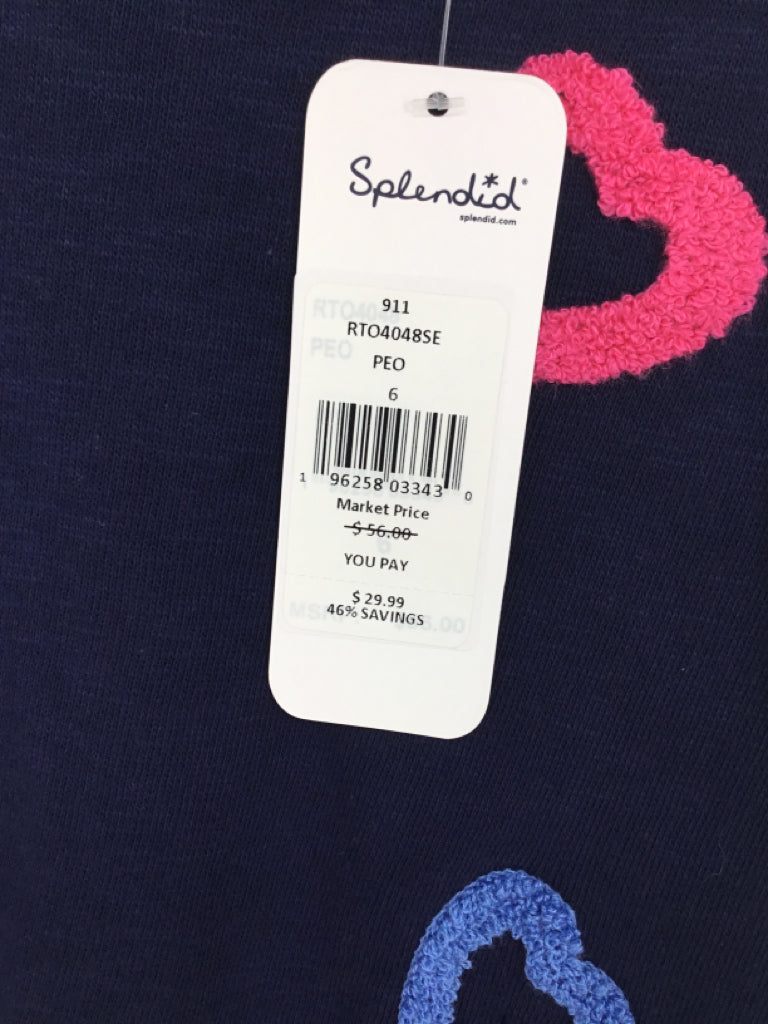 Splendid Child Size 6 Navy Outfit - girls