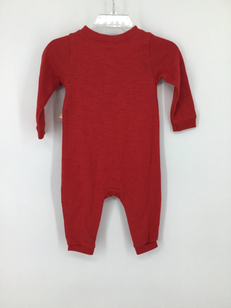Old Navy Child Size 6-12 Months Red Solid Outfit - boys