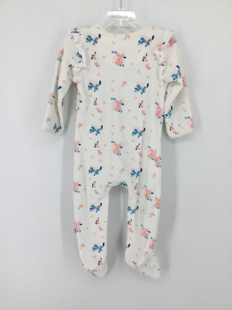 Magnetic Me Child Size 12-18 Months White Sleepers