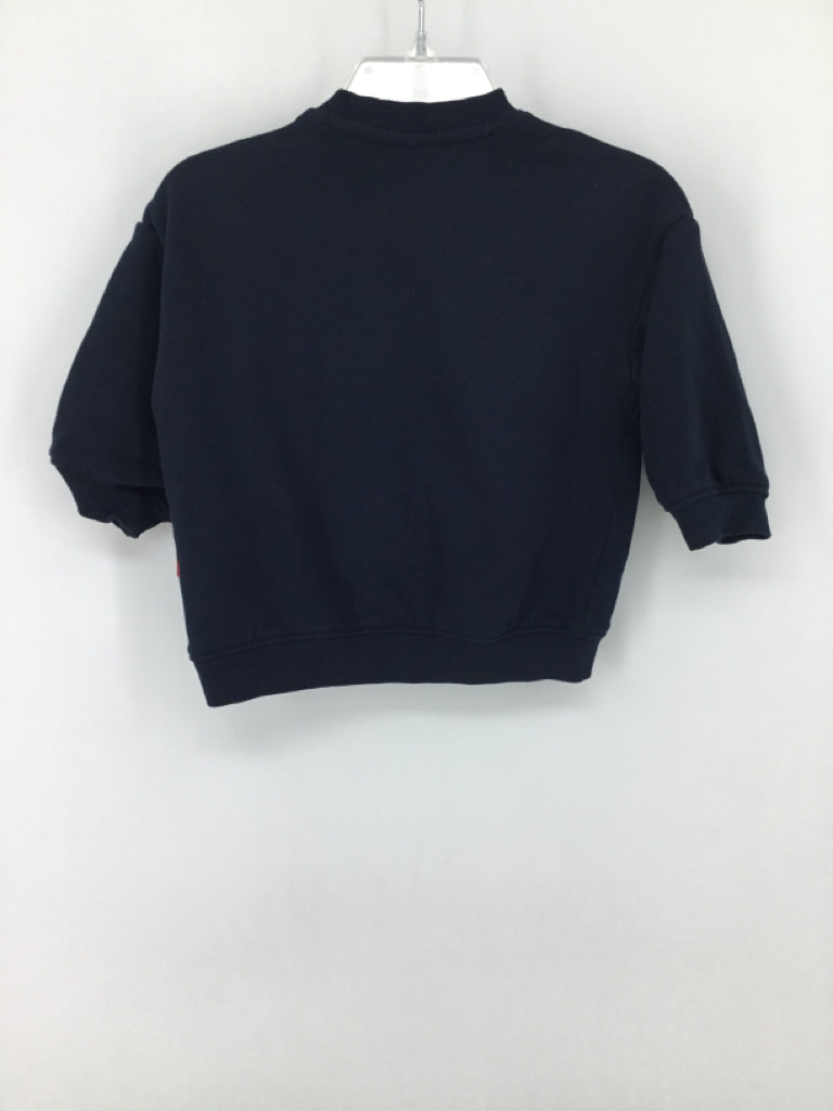 H & M Child Size 9 Months Navy Dog Sweatshirt - boys