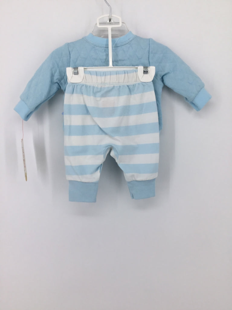 Cat & Jack Child Size 0-3 Months Blue screen printed Outfit - boys
