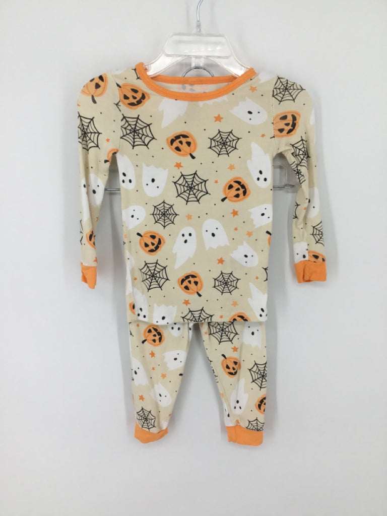 Milkberry Child Size 12 Months Orange Halloween Pajamas