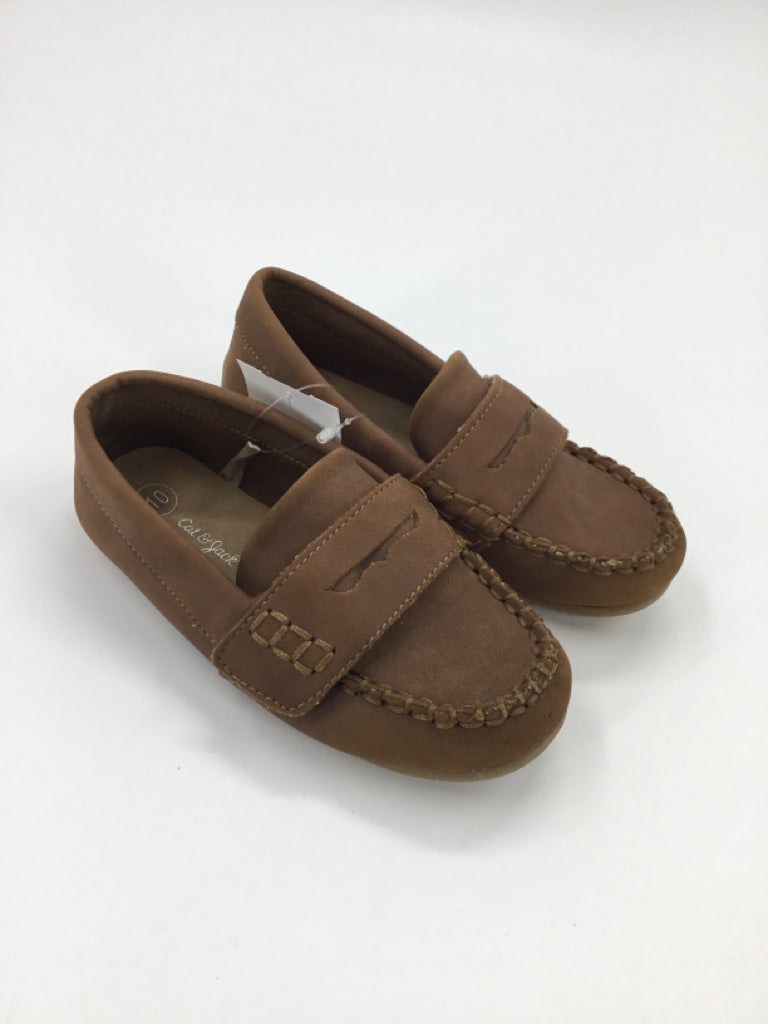 Cat & Jack Child Size 10 Brown Dress Shoes
