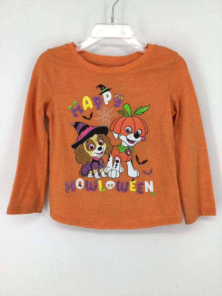 jumping beans + Paw Patrol Child Size 2 Slim Orange Halloween T-Shirt