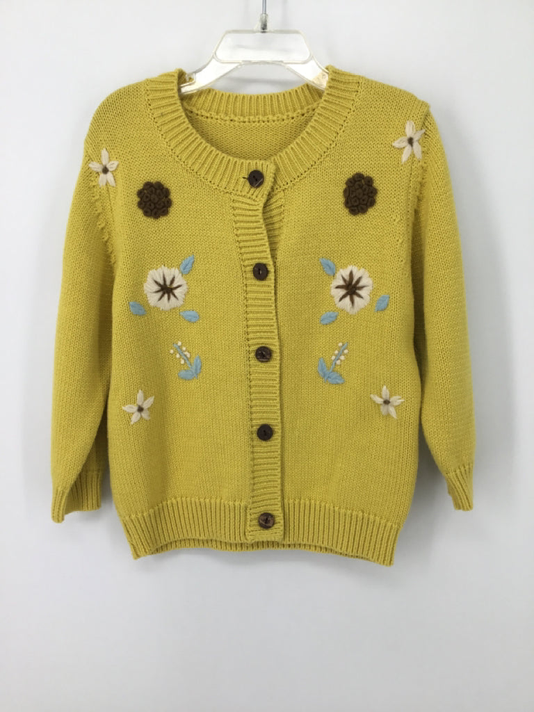 brandless Child Size 6 Yellow Sweater - girls