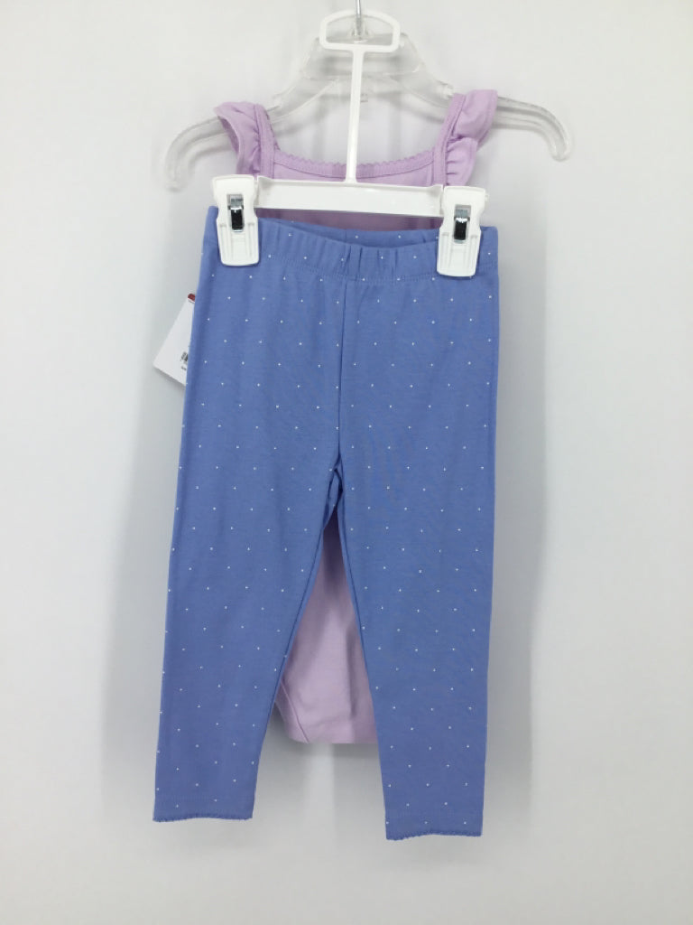 Carter's Child Size 18 Months Purple Outfit - girls