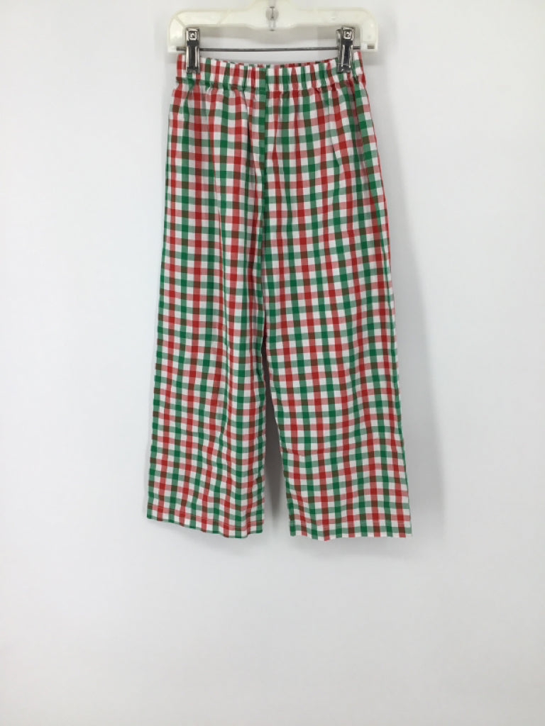 brandless Child Size 5 Green Gingham Pants - boys