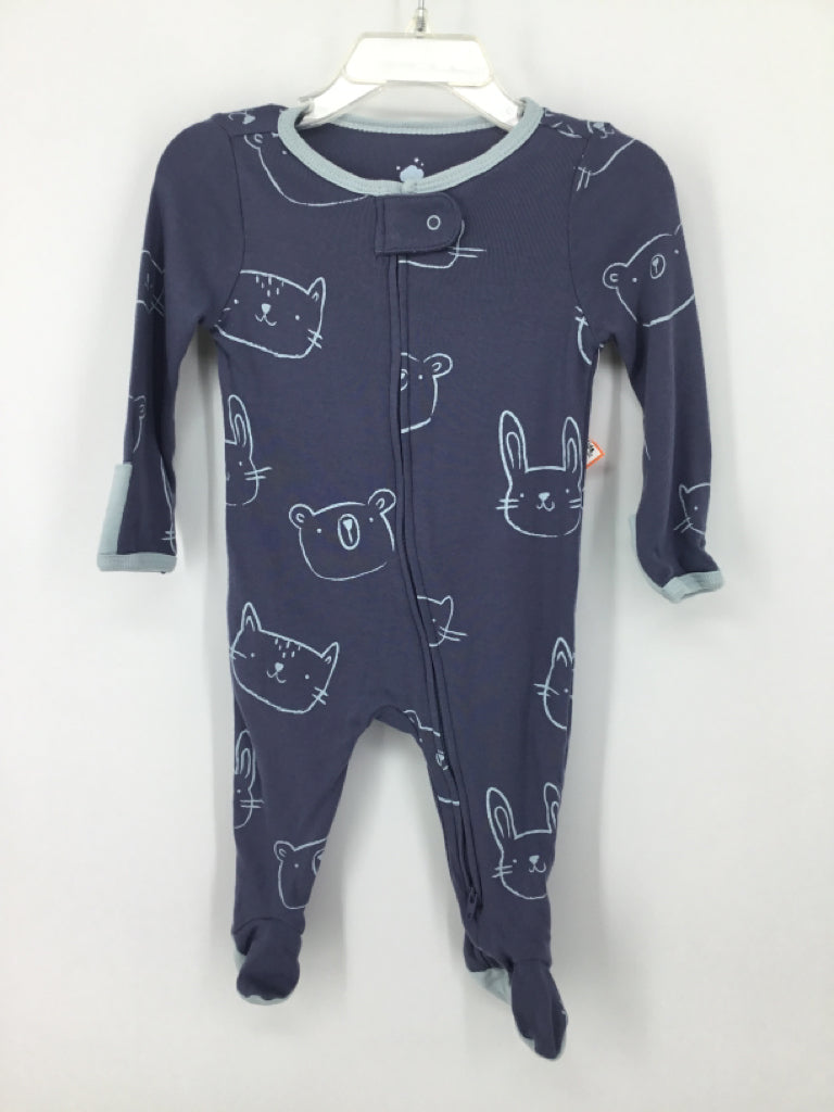 cloud island Child Size 3-6 Months Blue Sleepers