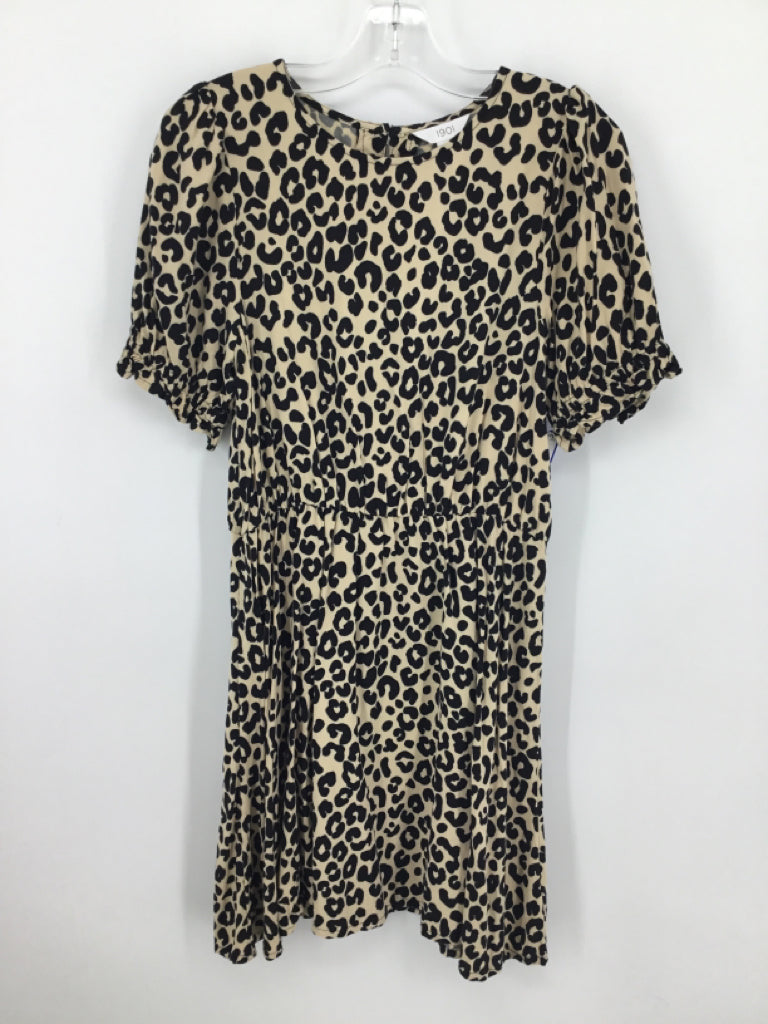 1901 Child Size 10 Tan Dress - girls
