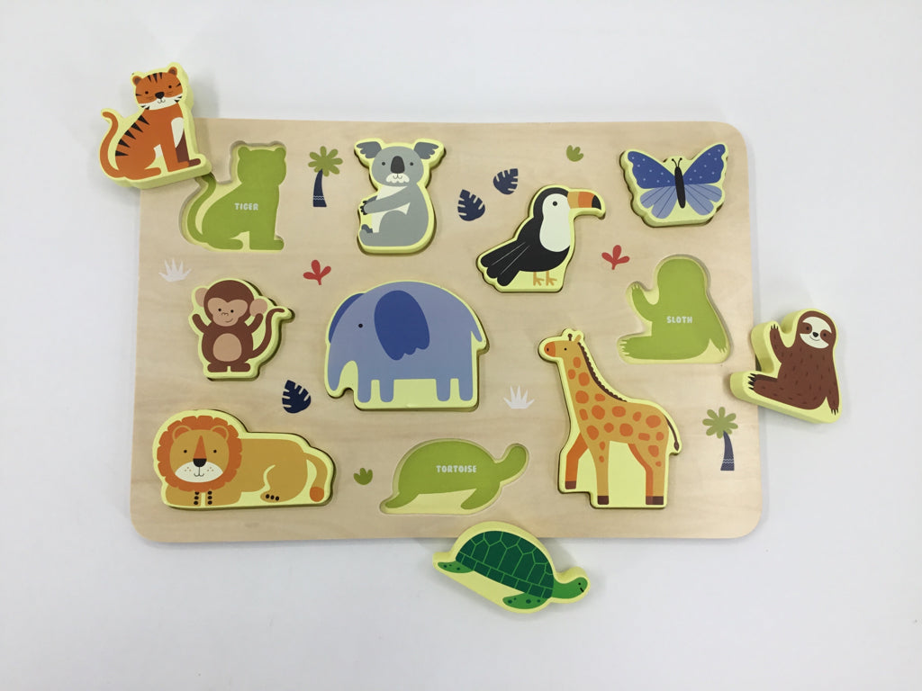 Gigglescape Wooden Zoo Animal Puzzle